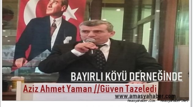 Başkan A.Ahmet Yaman Güven Tazeledi 